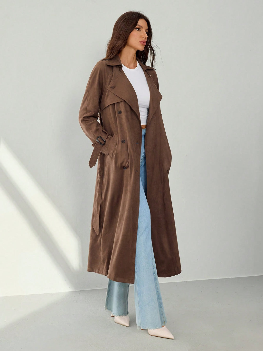 Trench SHEIN, maro