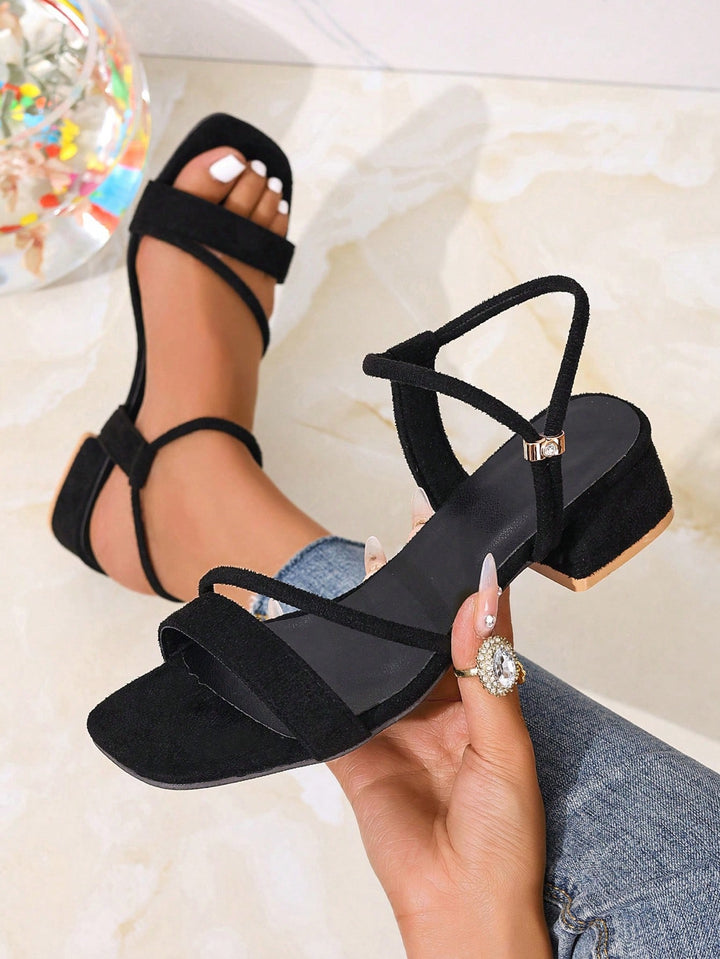 Sandale SHEIN, negru