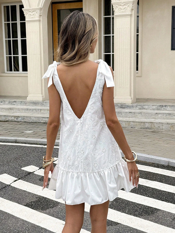 Rochie mini SHEIN, alb