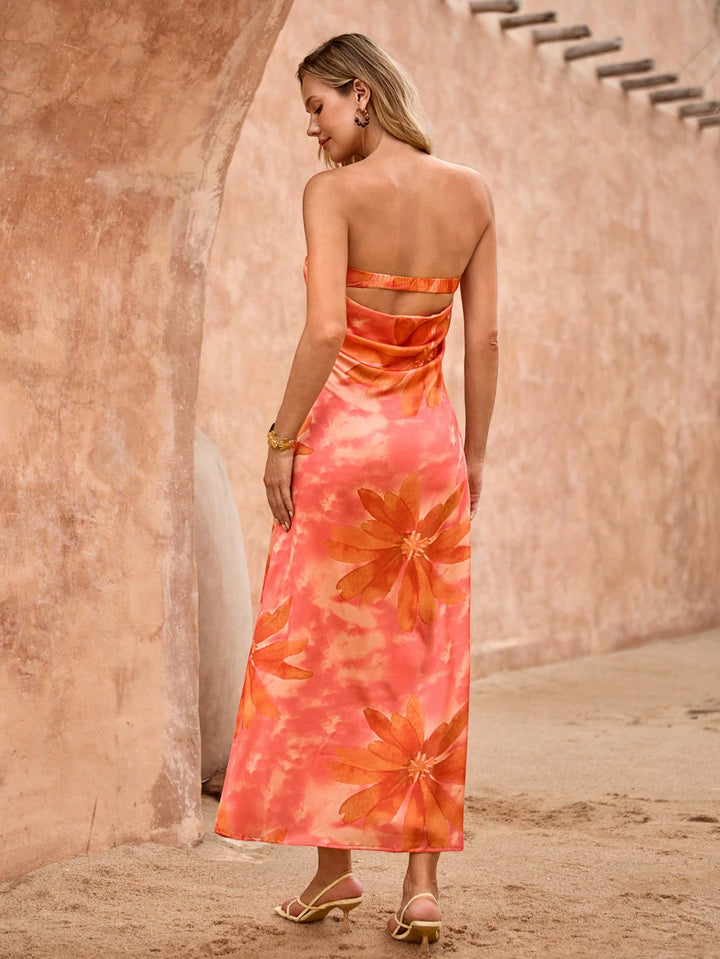 Rochie maxi SHEIN, mix culori