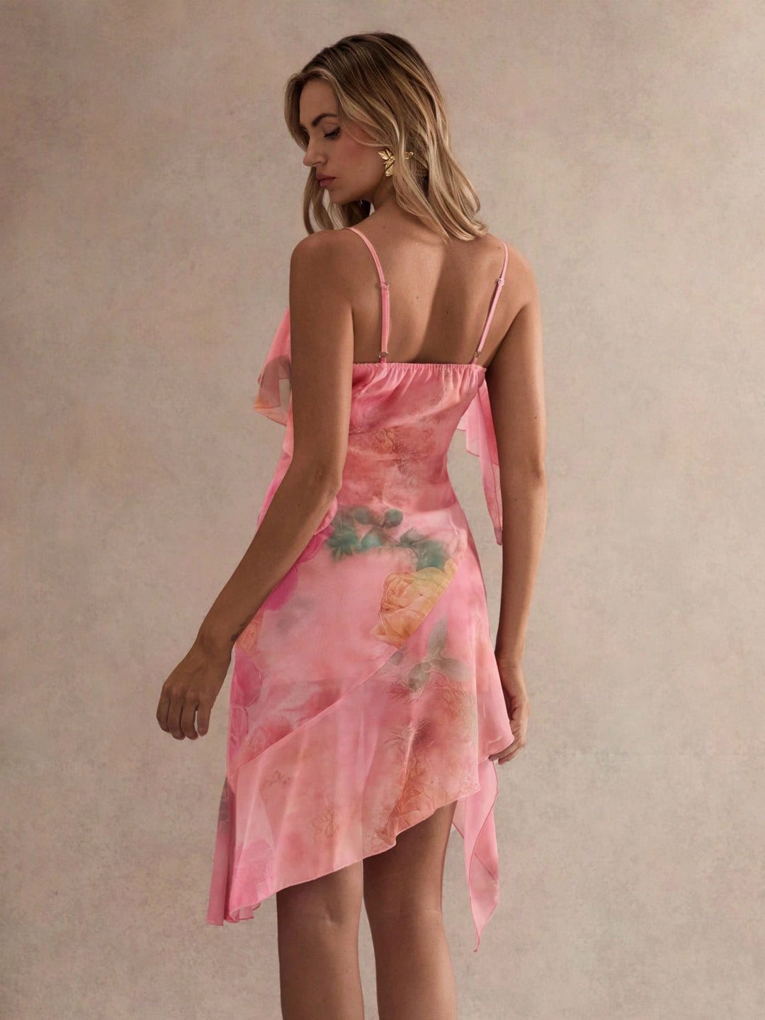 Rochie midi SHEIN, roz