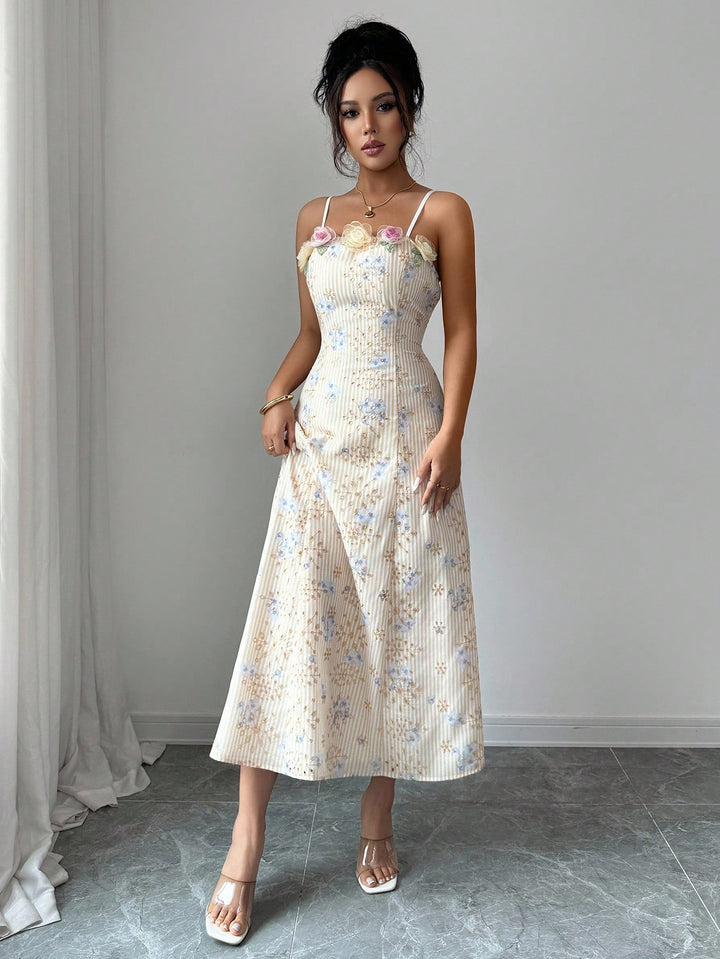 Rochie midi SHEIN, galben