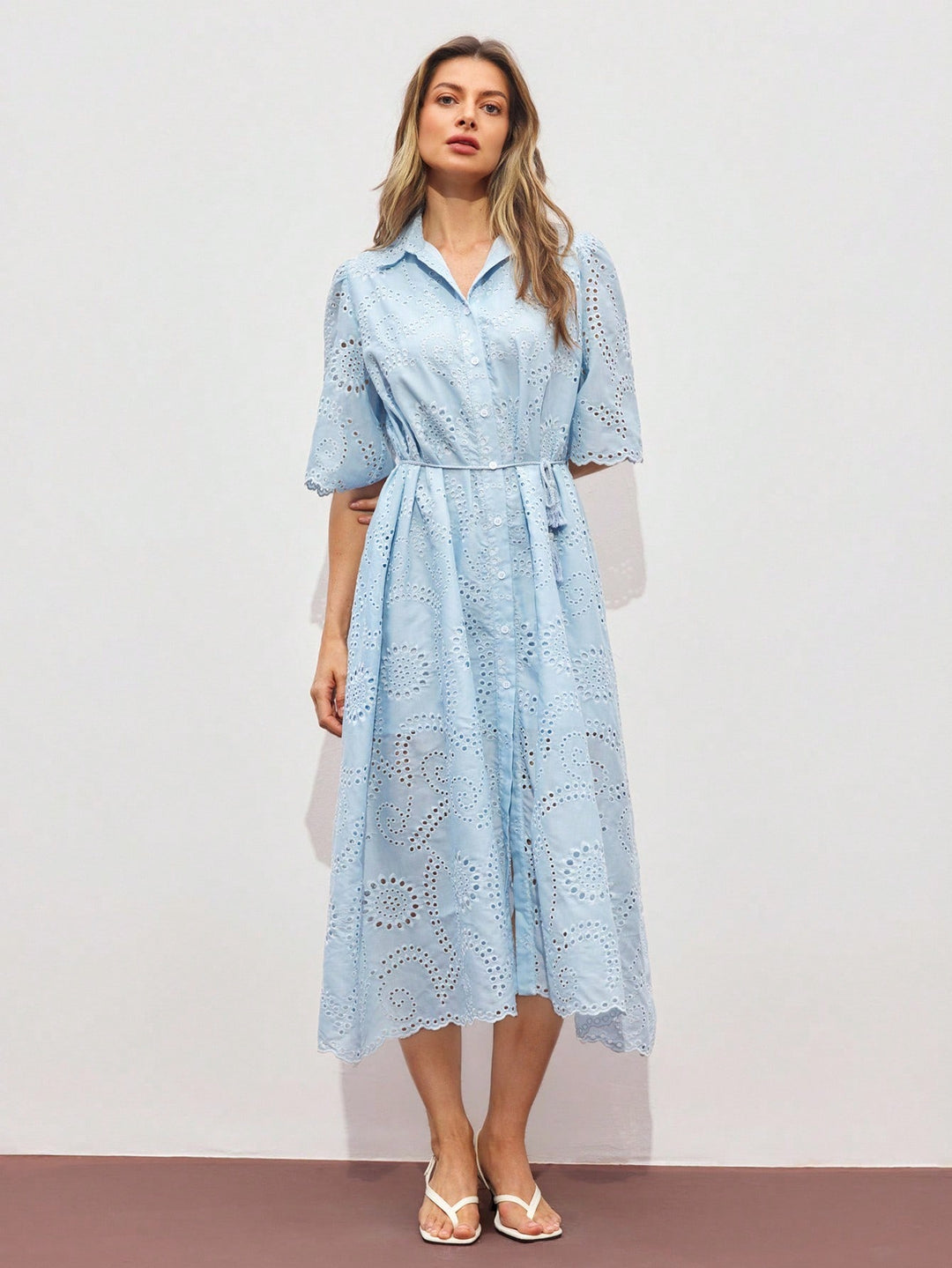 Rochie maxi SHEIN, albastru