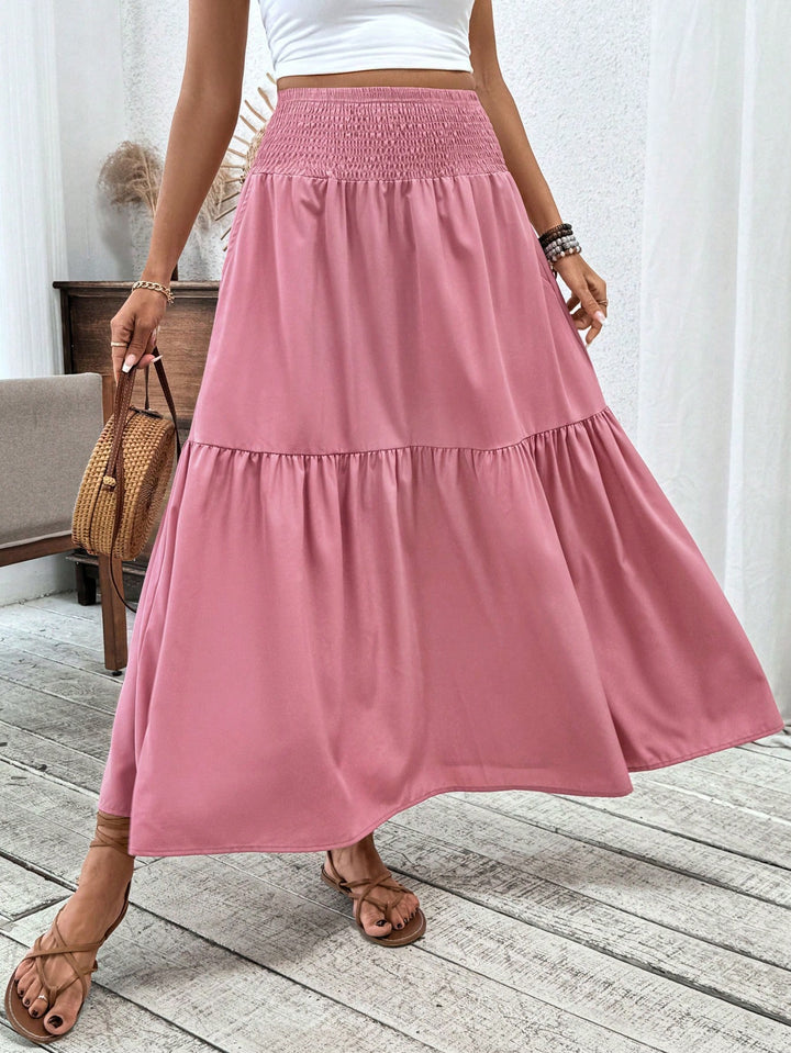 SHEIN maxi szoknya, rózsaszín