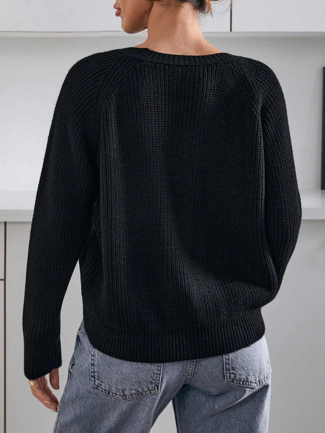 Pulover SHEIN, negru