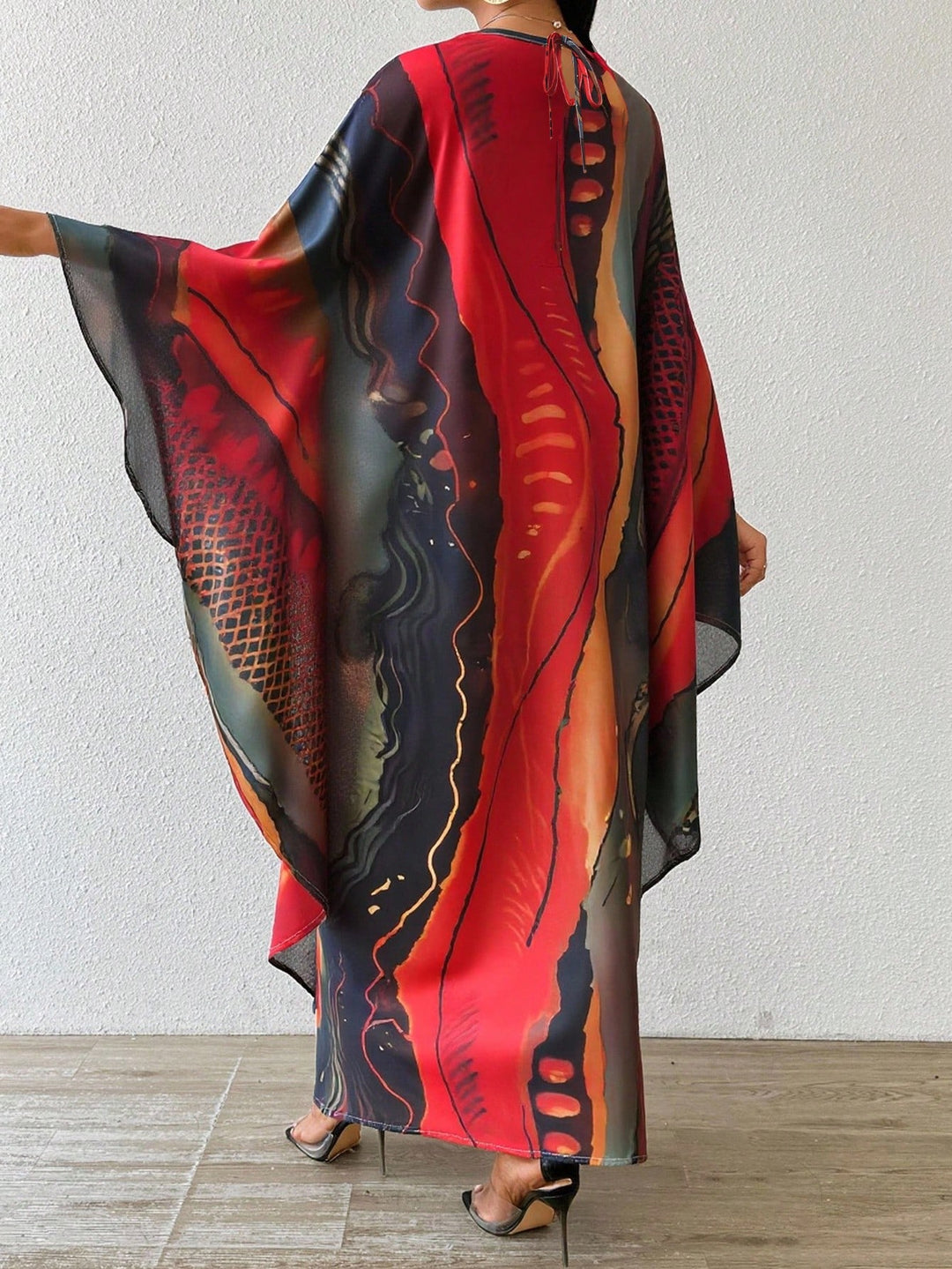 Rochie maxi SHEIN, mix culori