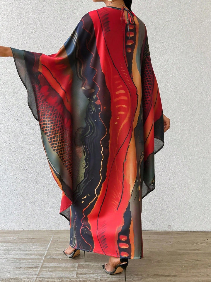 Rochie maxi SHEIN, mix culori