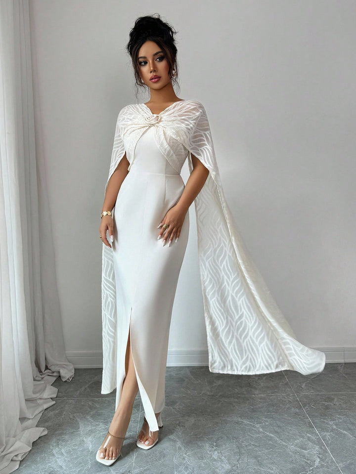 Rochie maxi SHEIN, bej