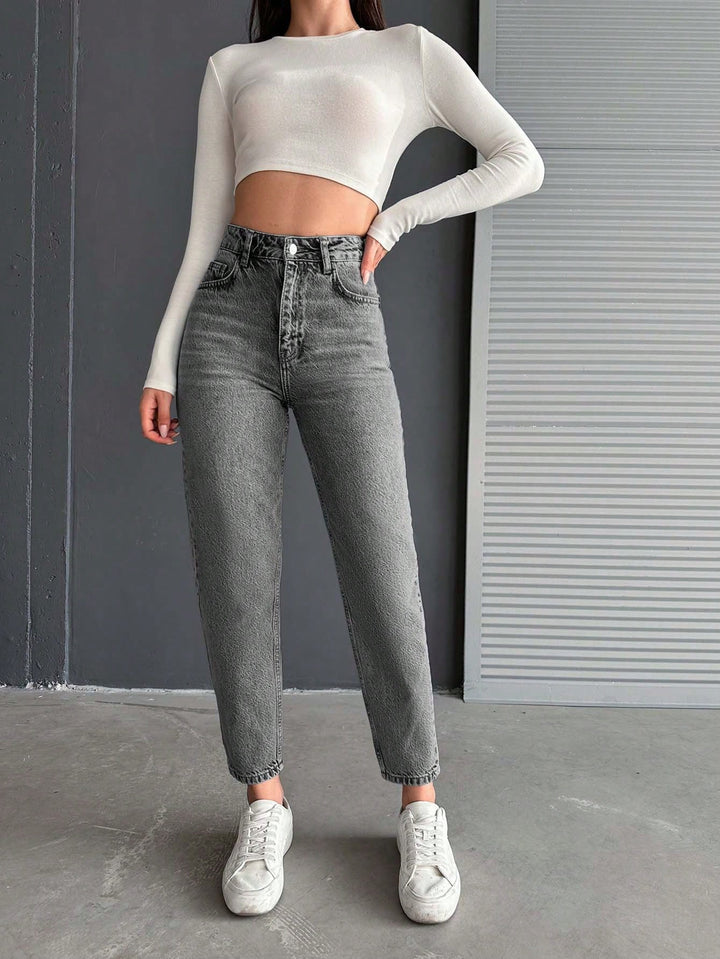 Jeans SHEIN, gri