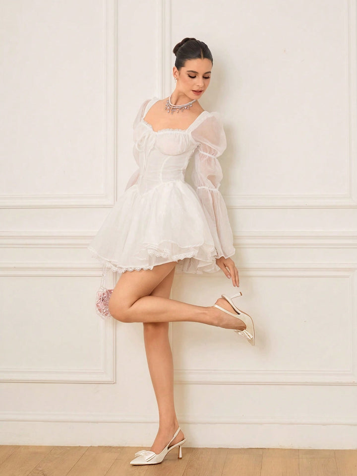 Pantofi cu toc SHEIN, crem