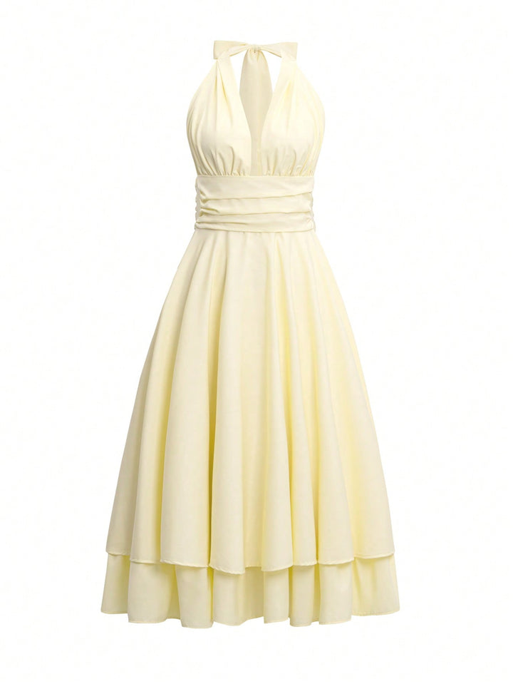 Rochie maxi SHEIN, galben
