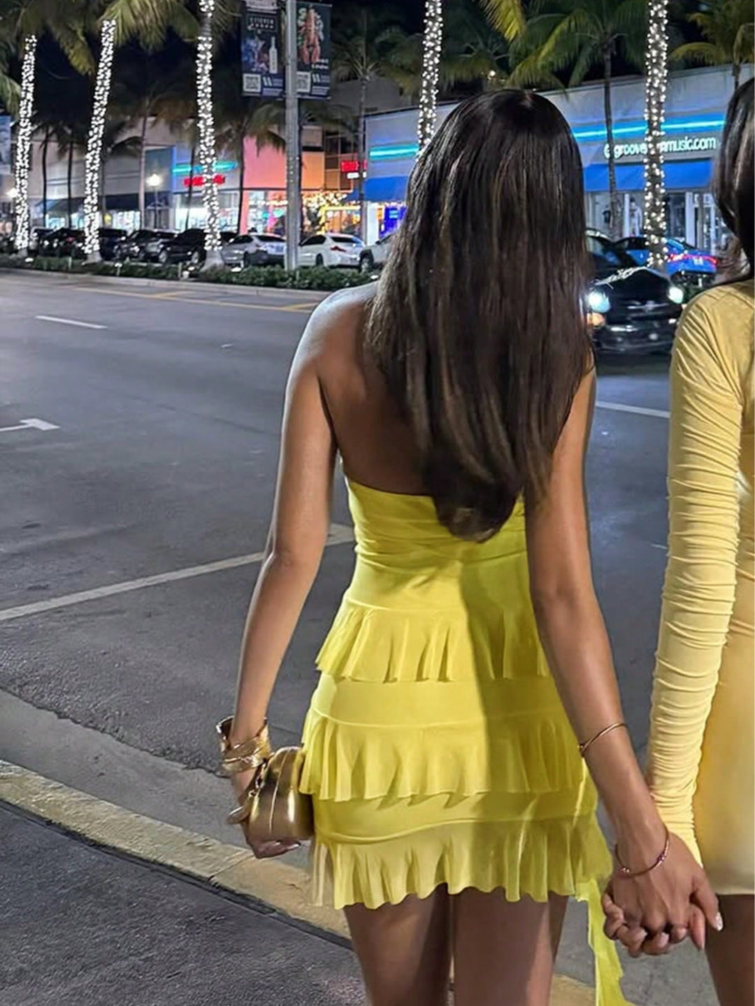 Rochie scurtă SHEIN, galben