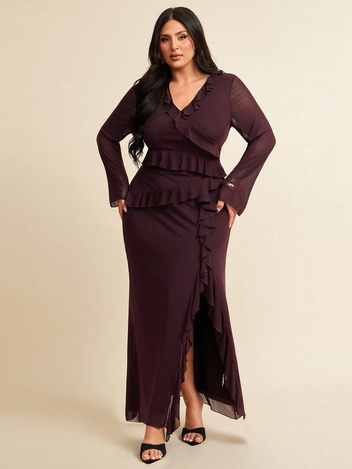 Rochie SHEIN, maro