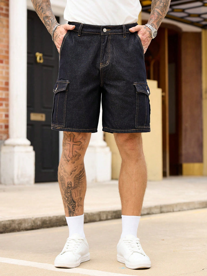 Pantaloni scurți SHEIN, negru