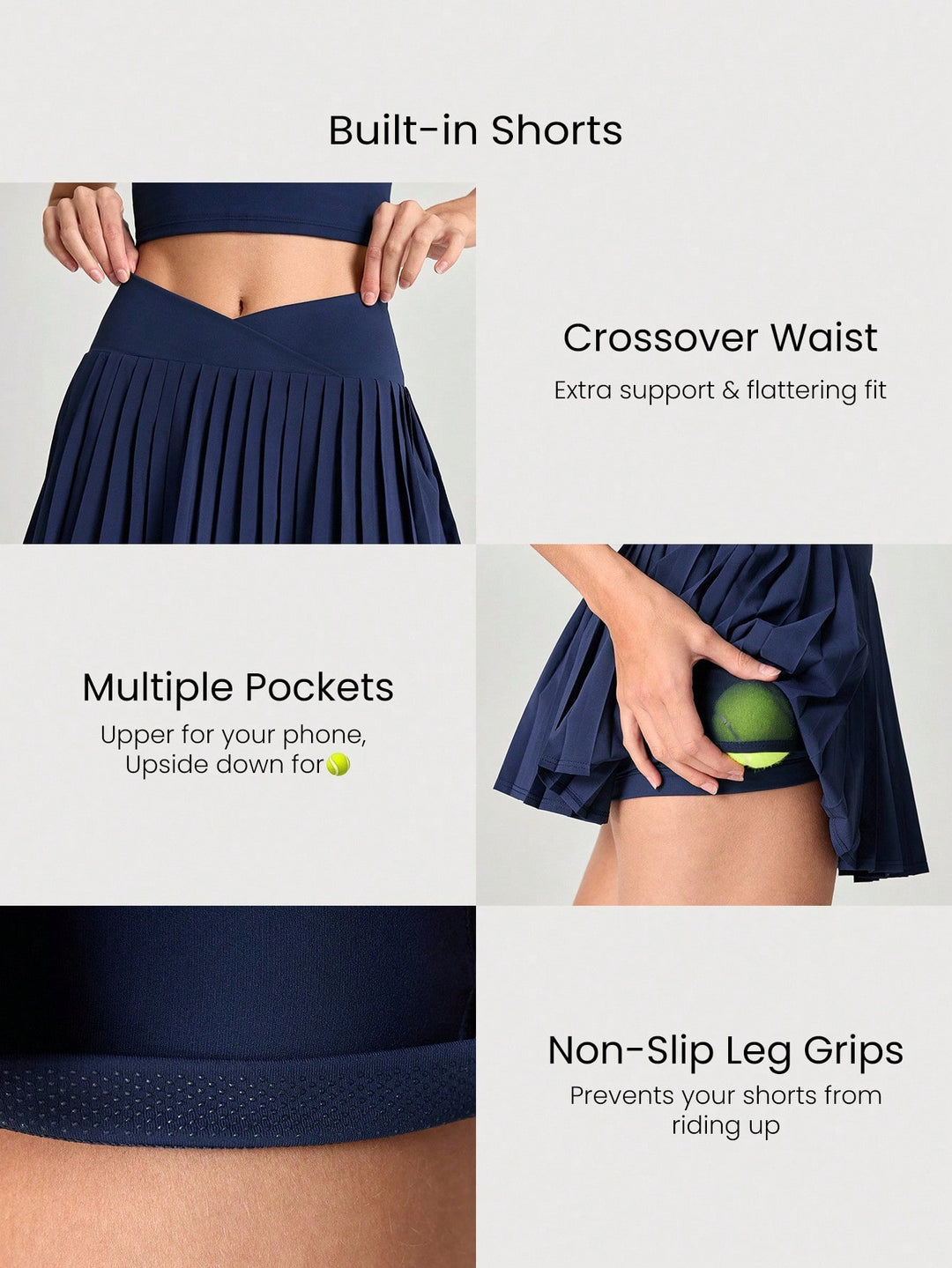 SHEIN culottes, kék