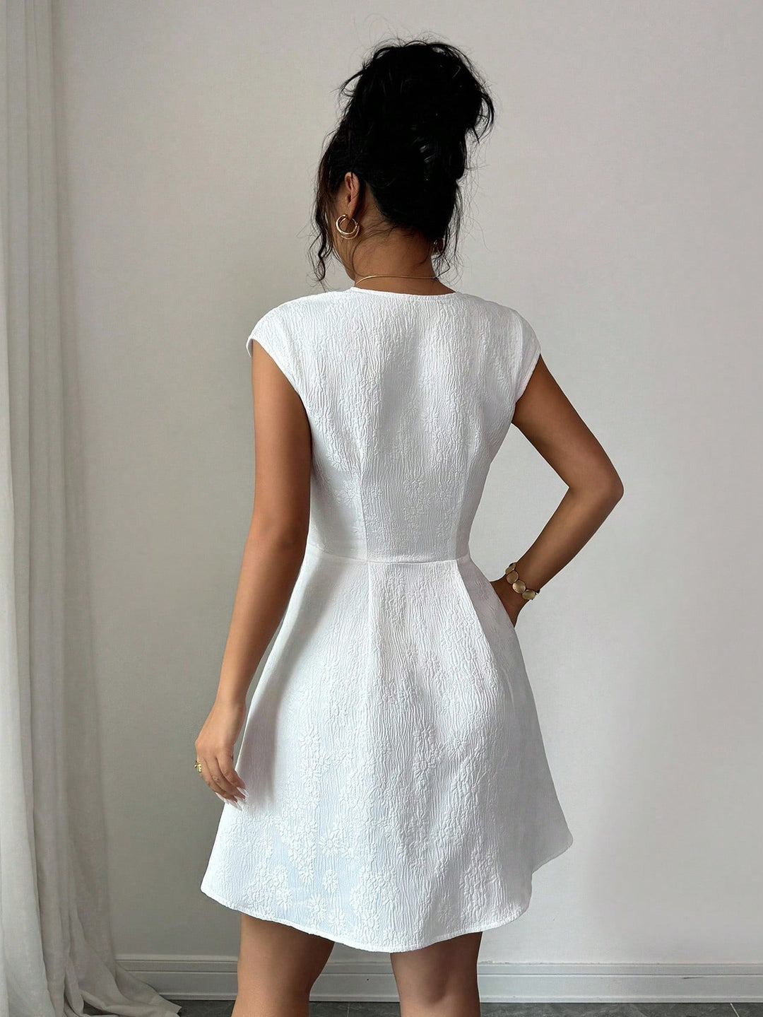 Rochie mini Shein, alb