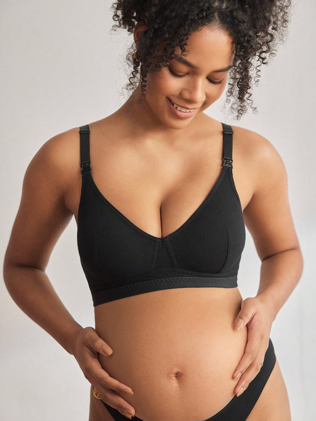 Sutien pentru gravide SHEIN, negru