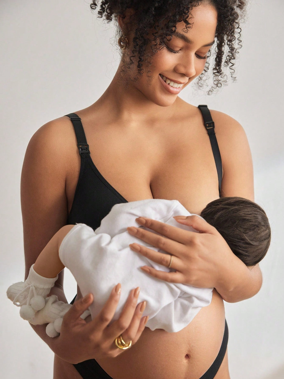 Sutien pentru gravide SHEIN, negru