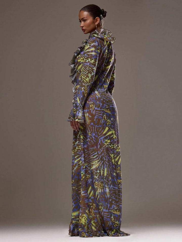 Rochie maxi SHEIN, mix culori