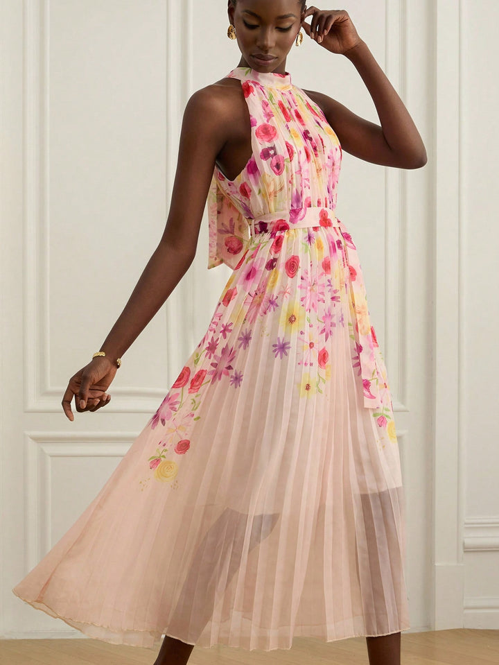 Rochie maxi SHEIN, mix culori