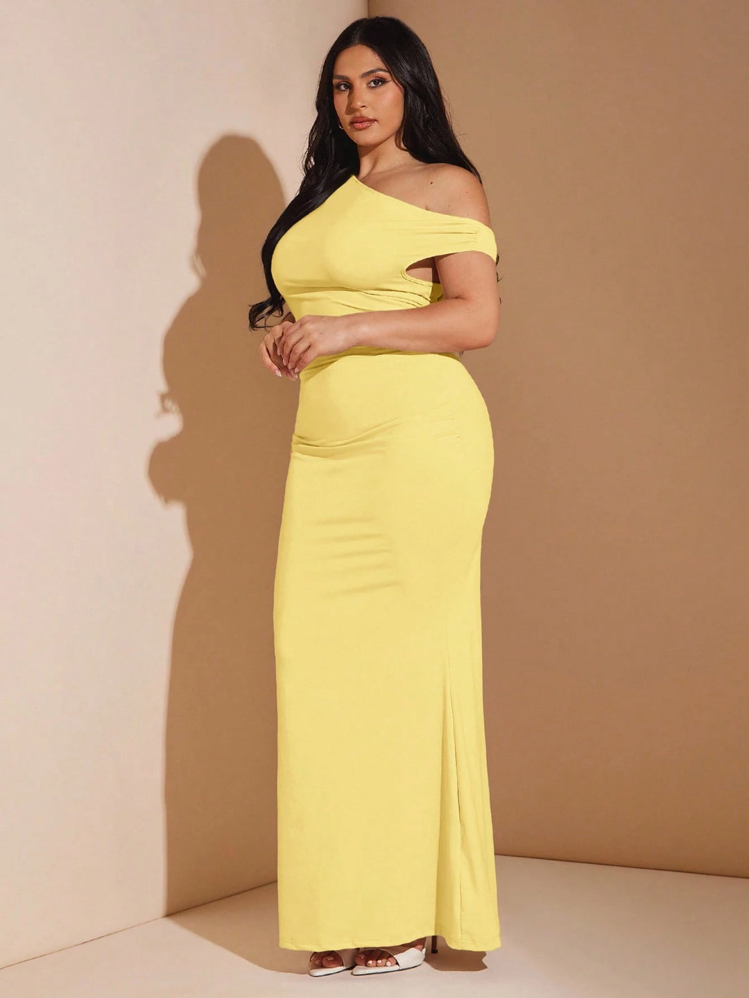 Rochie maxi SHEIN, galben