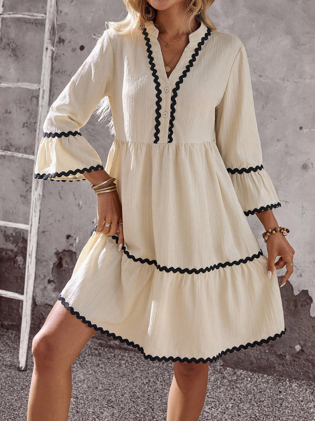 SHEIN rövid ruha, khaki