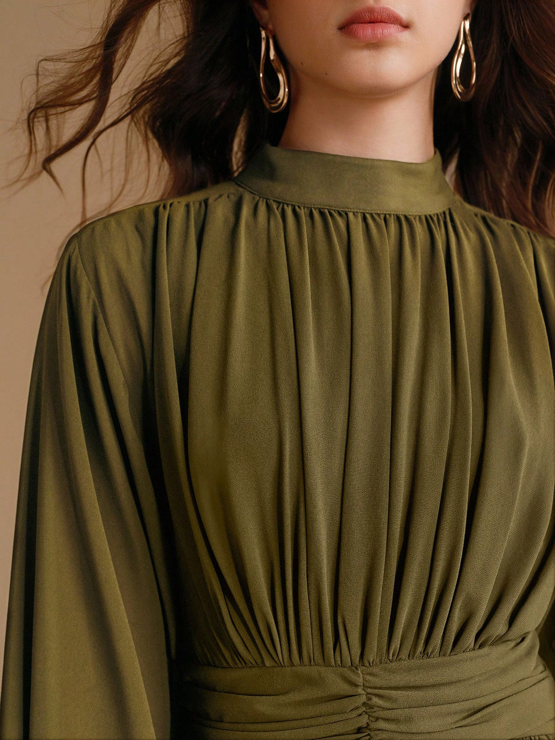 Rochie maxi SHEIN, verde