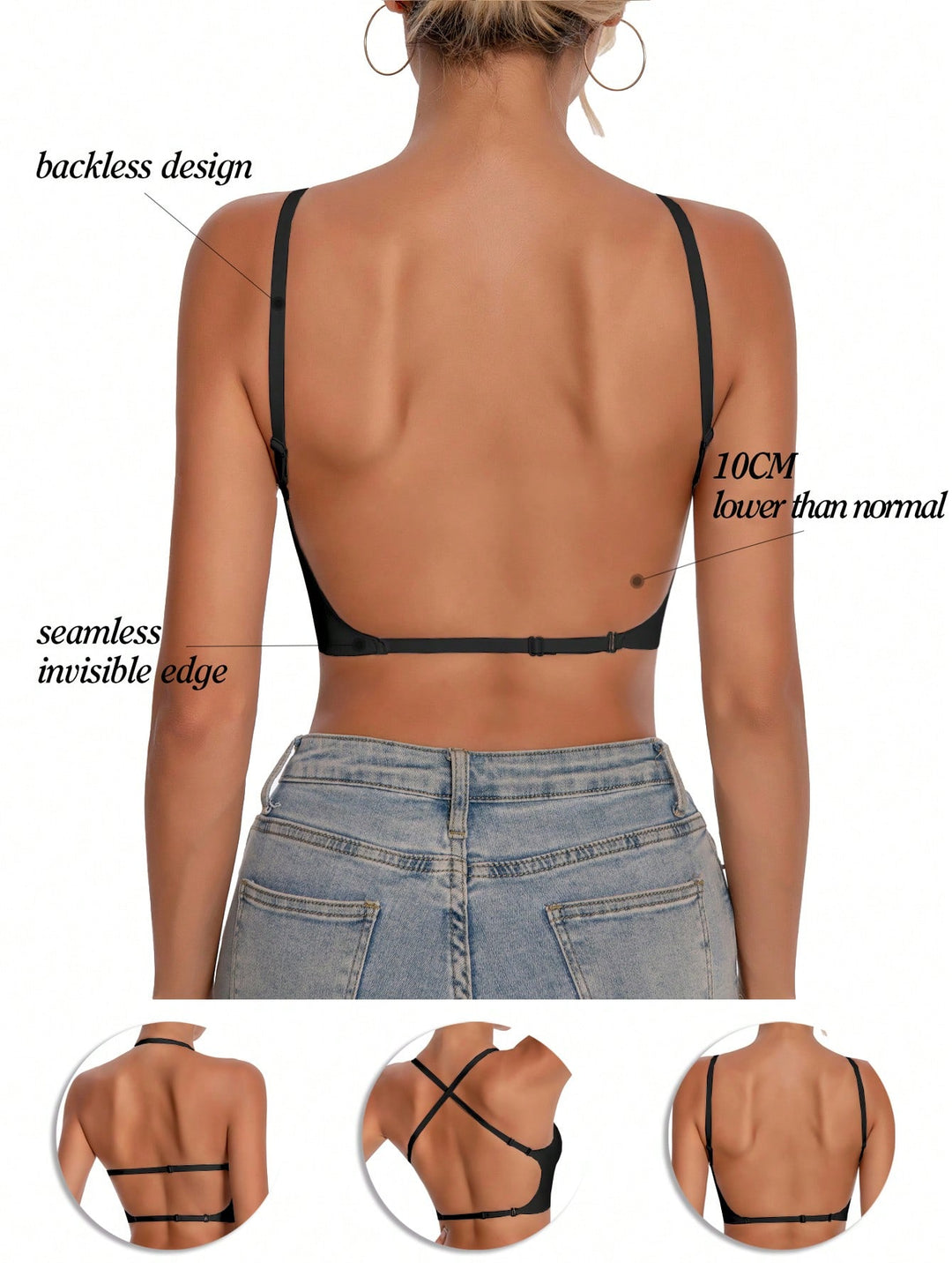 Sutien SHEIN, negru