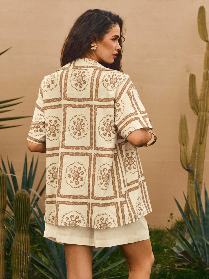Kimono SHEIN, khaki
