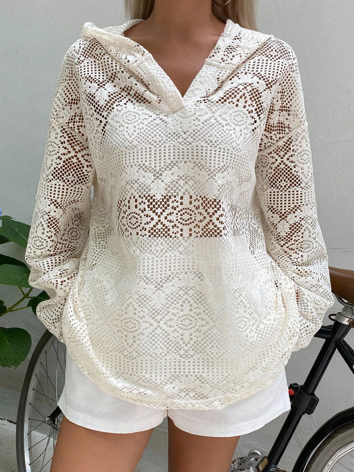 SHEIN pulóver, krém