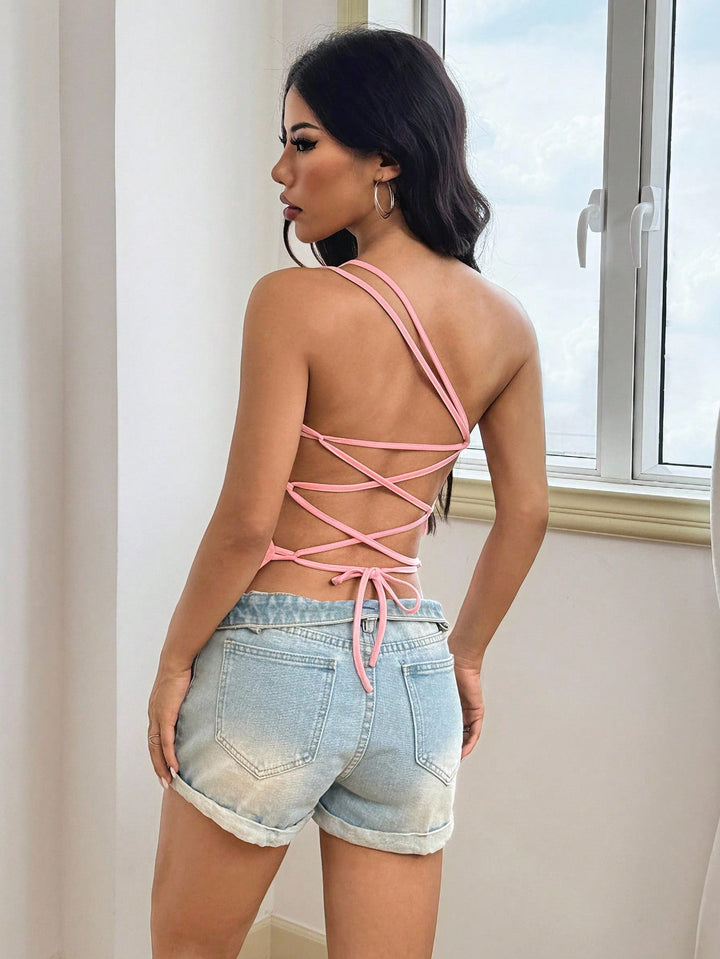 Top SHEIN, rózsa