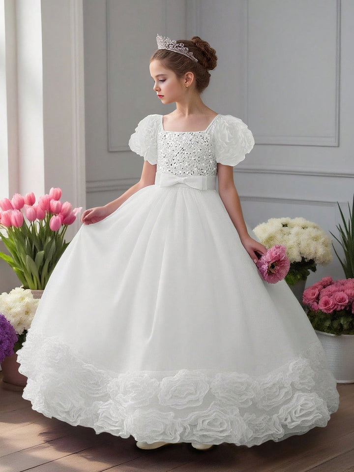 Rochie de ocazie SHEIN, alb