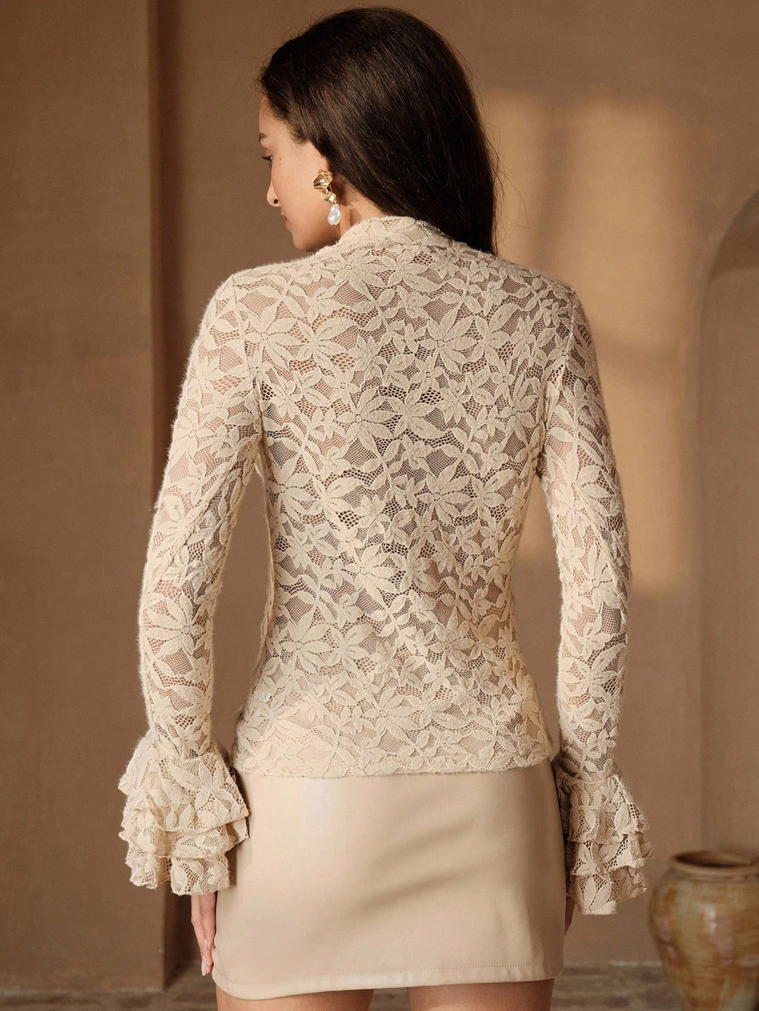Top SHEIN, bej