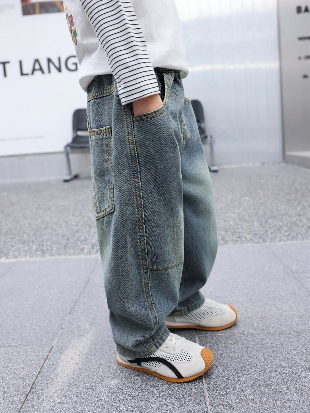 Jeans SHEIN, albastru