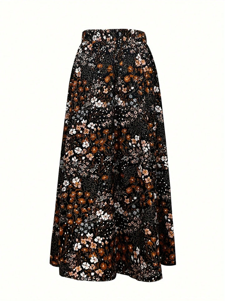SHEIN maxi skirt, mixed colours
