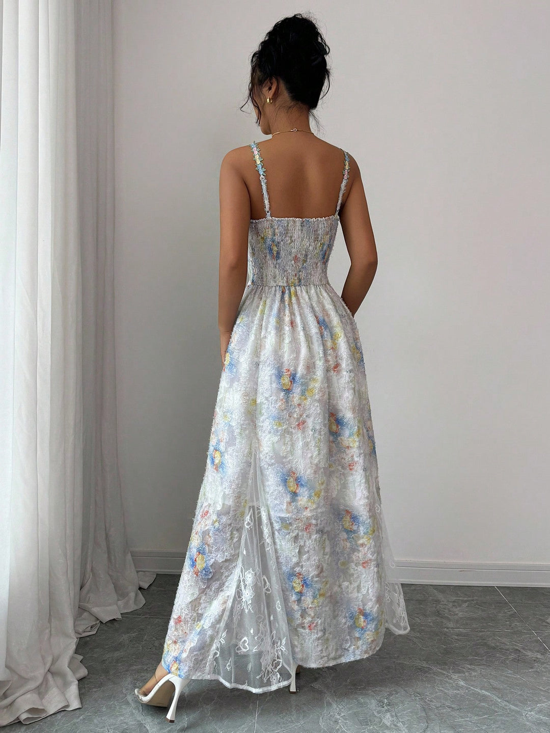Rochie midi SHEIN, mix culori