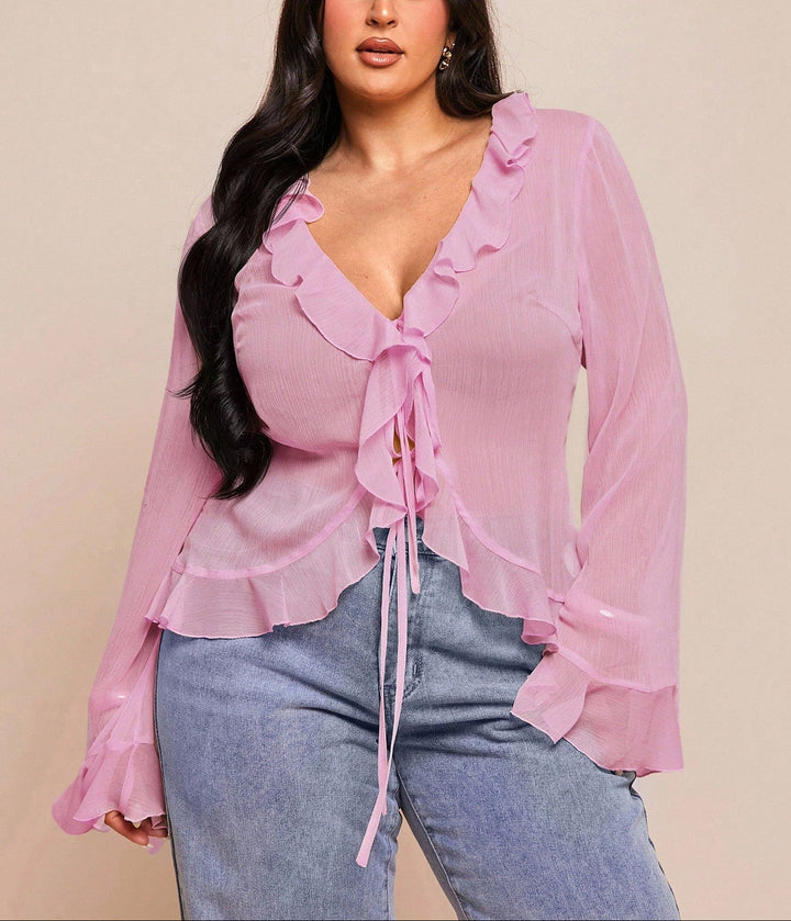Shein Curve+ ing, rózsaszín