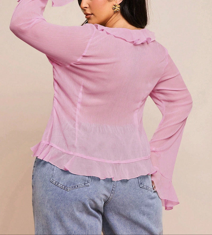 Shein Curve+ ing, rózsaszín