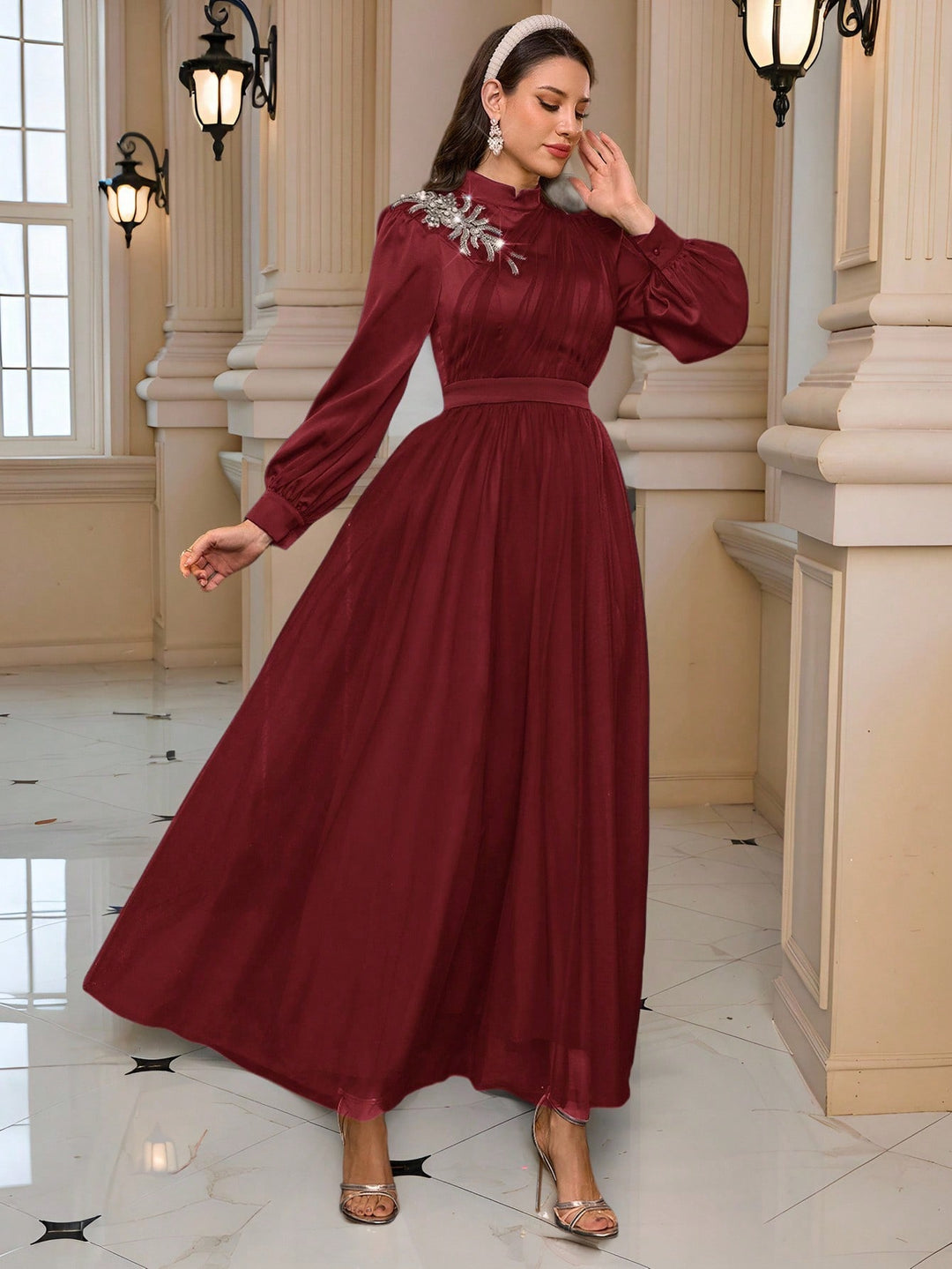 Rochie SHEIN, vișiniu