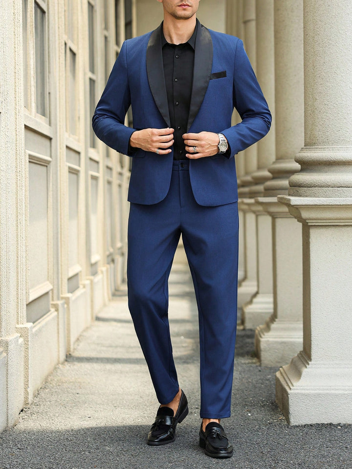 Costum SHEIN, albastru