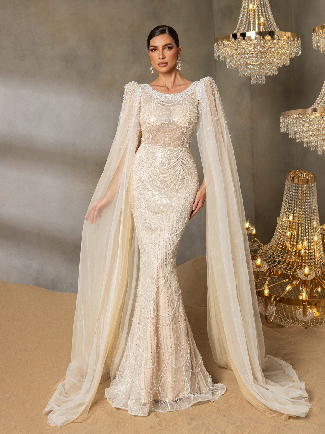 Rochie SHEIN, bej