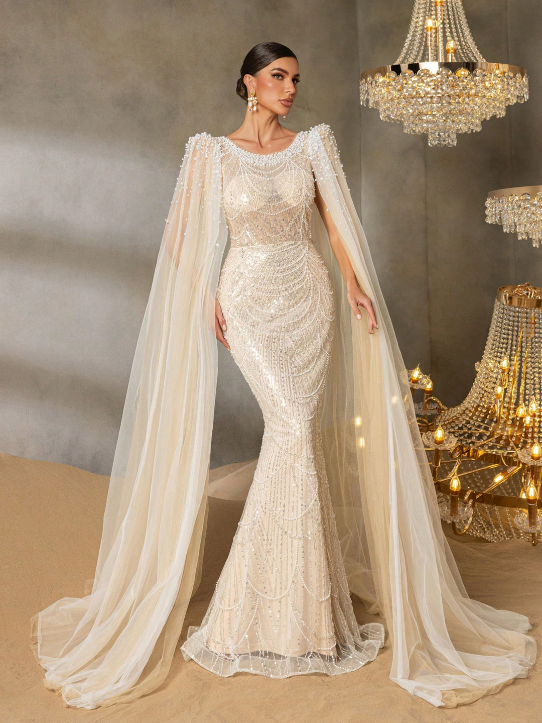 Rochie SHEIN, bej