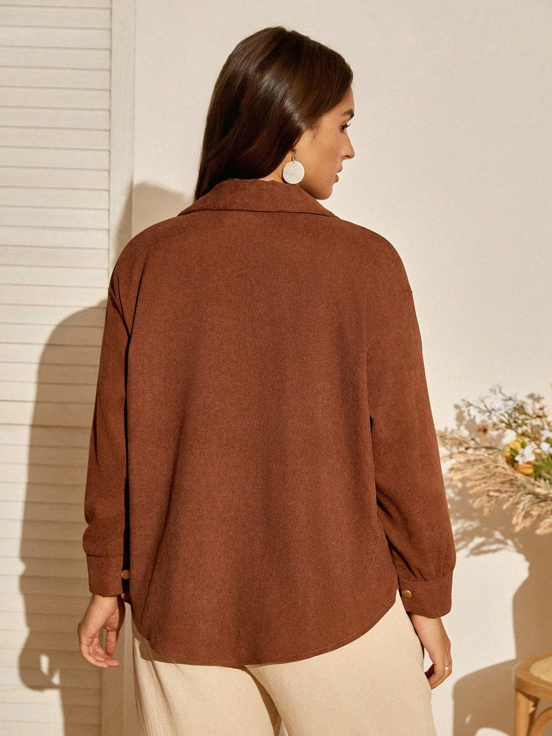 SHEIN blúz, barna