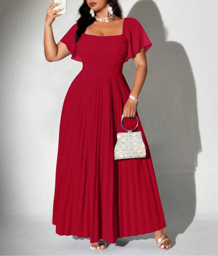 SHEIN maxi ruha, piros