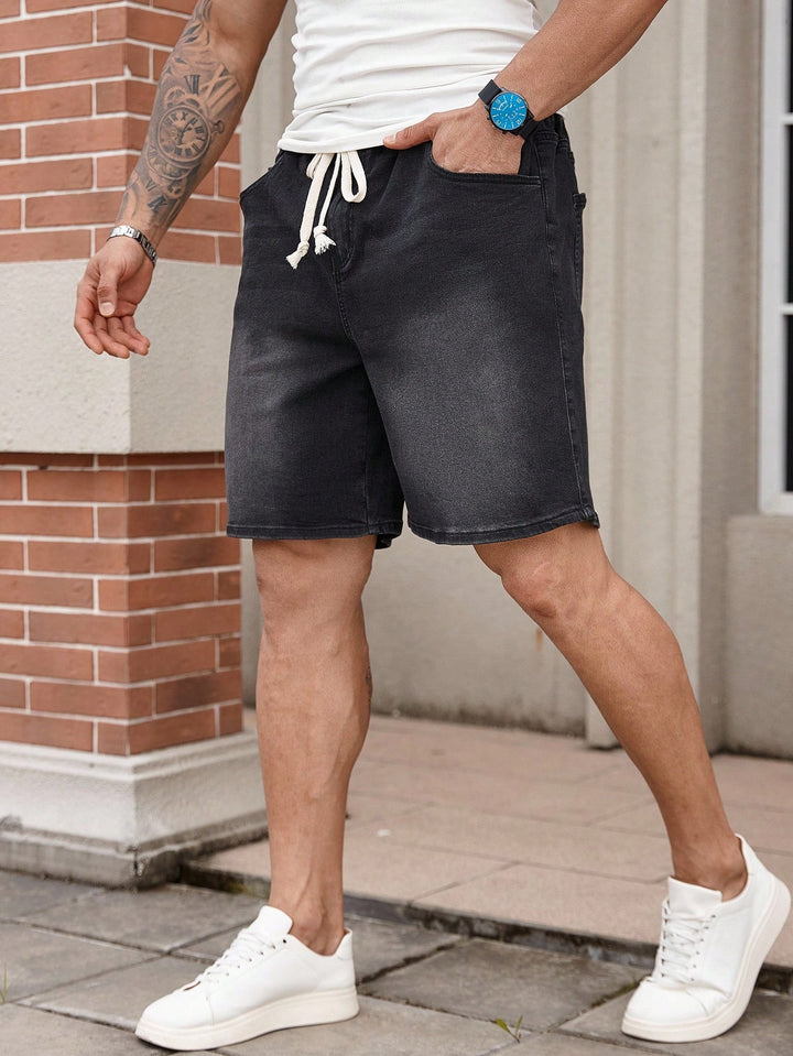Pantaloni scurți Shein, negru