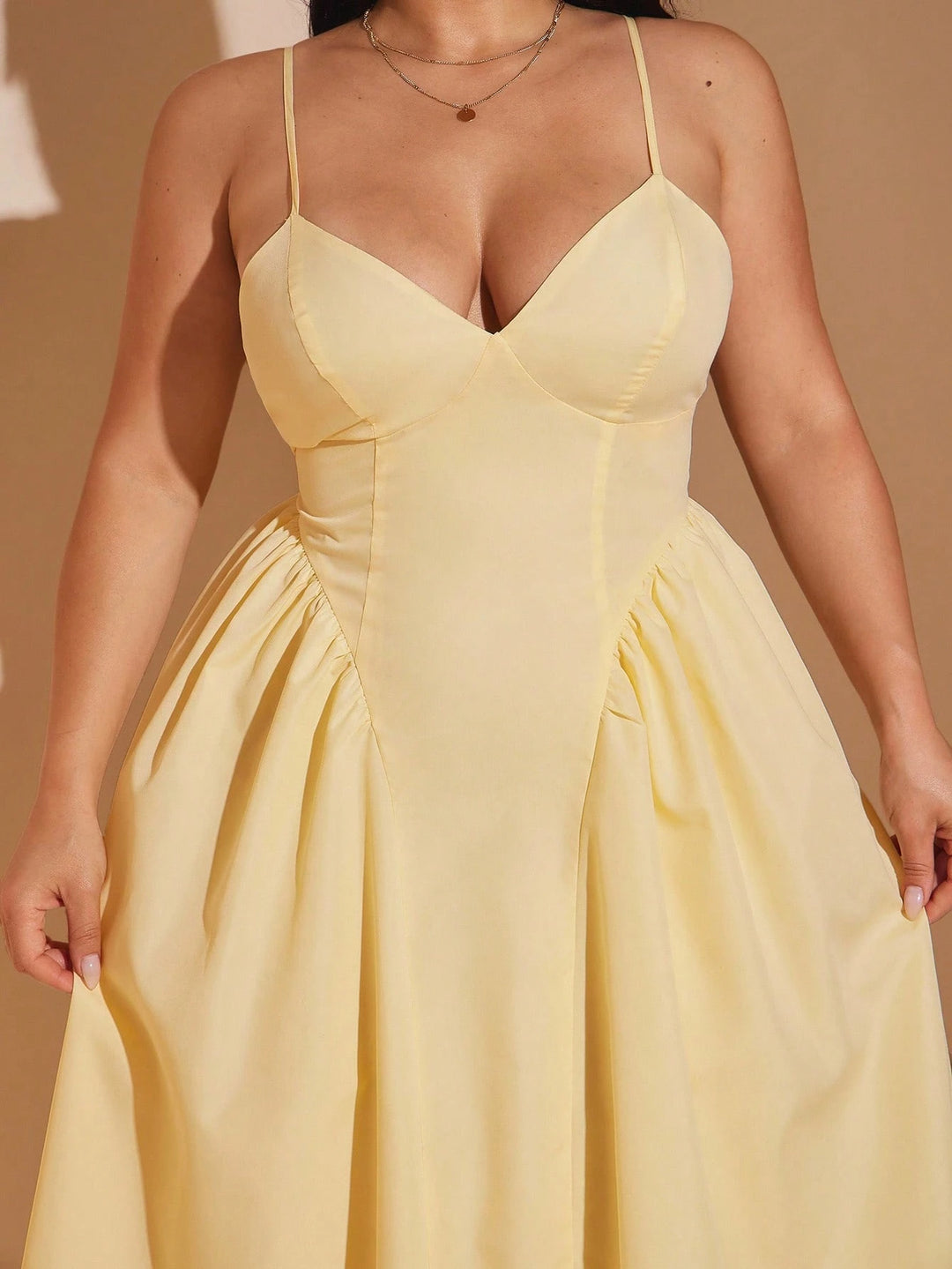 Rochie maxi SHEIN, galben