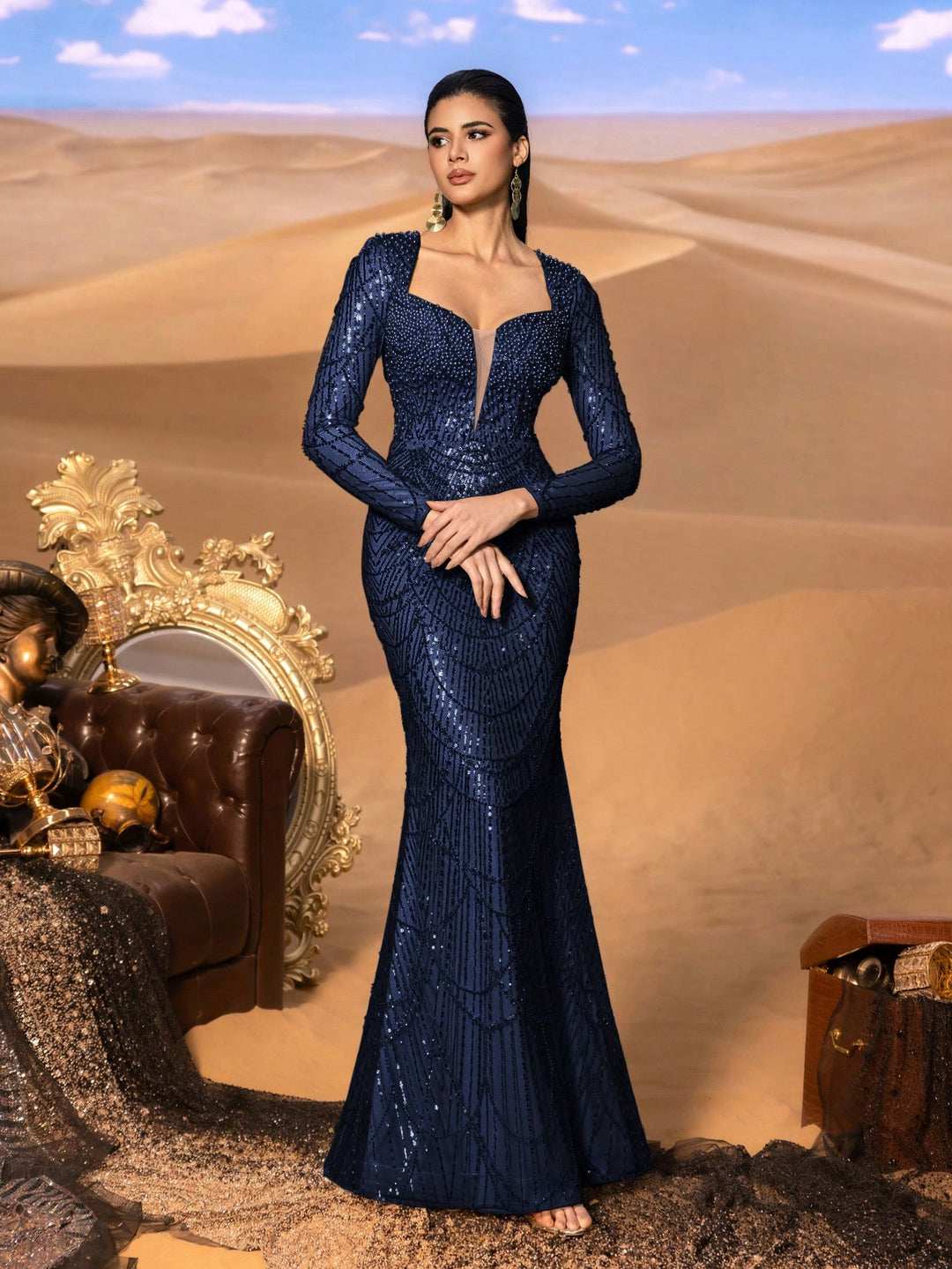 Rochie SHEIN, albastru