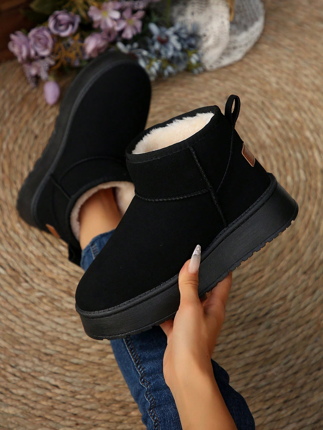 Cizme SHEIN, negru