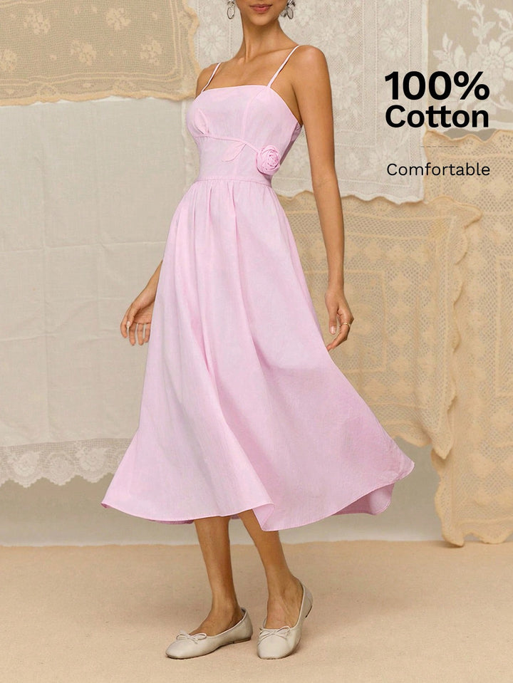 Rochie midi SHEIN, roz