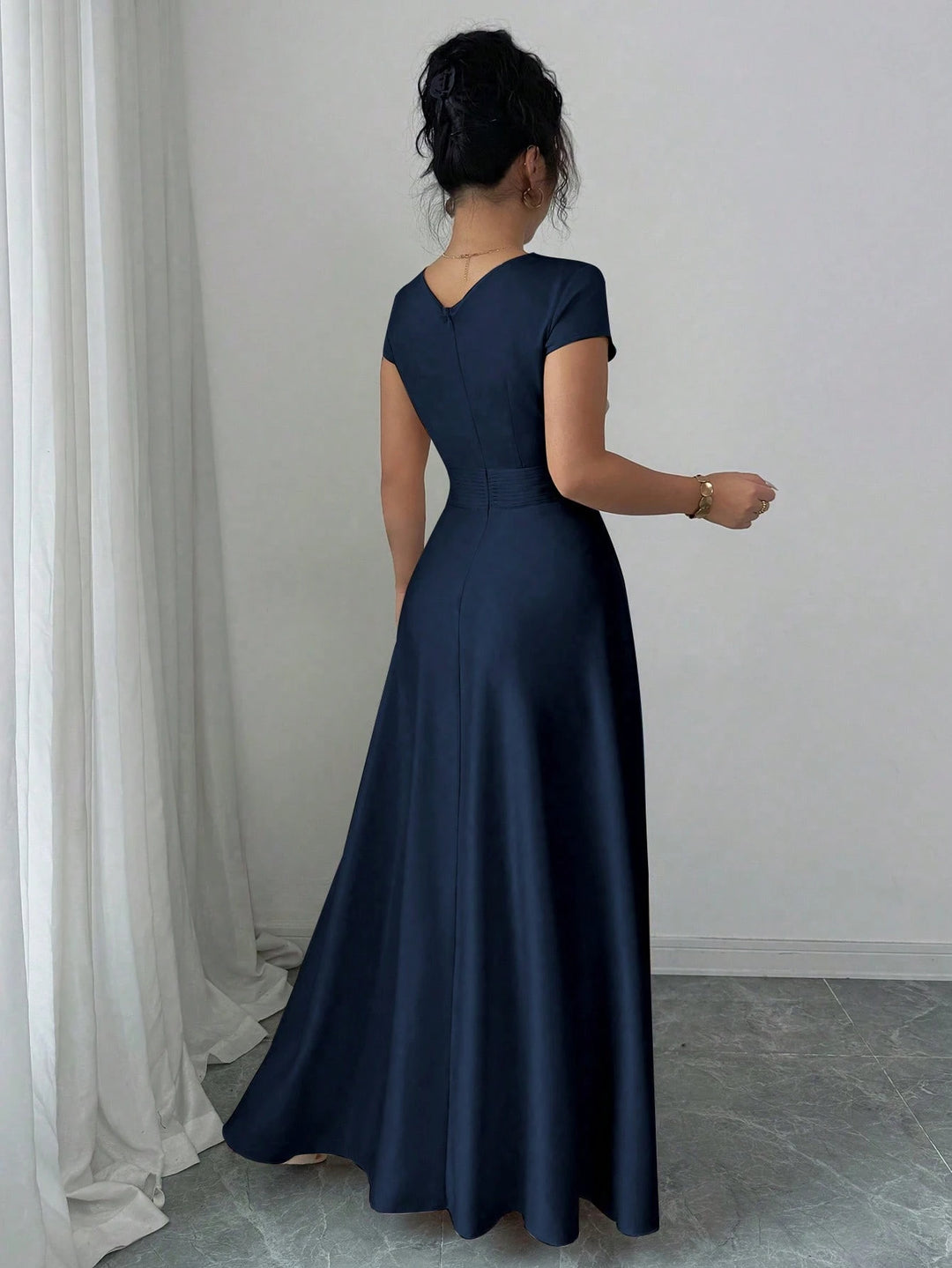 Rochie maxi SHEIN, albastru